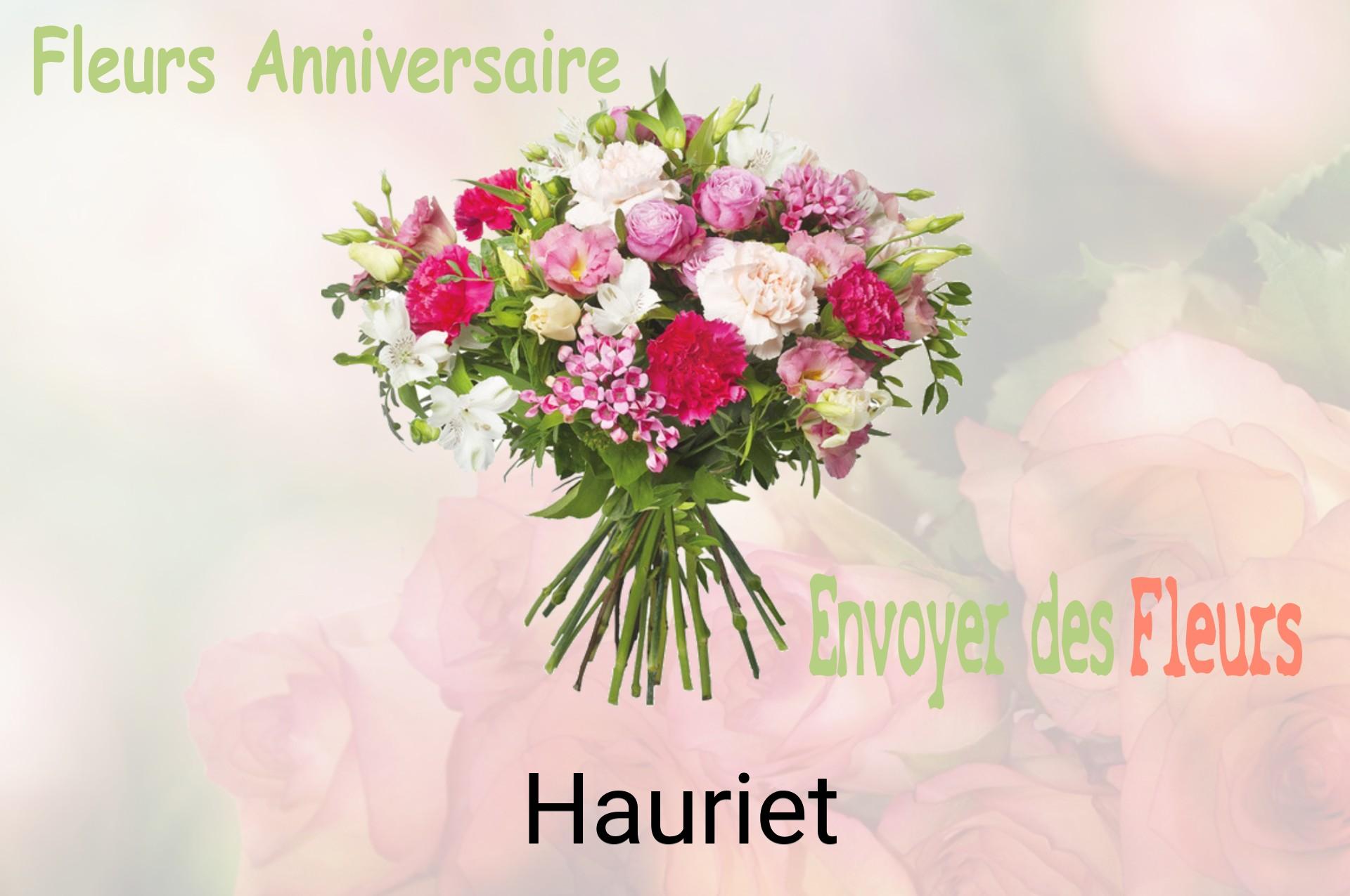 Bouquet de fleurs d’anniversaire livré à Hauriet